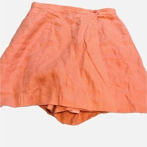 Vintage J Crew 100% Linen Skort/Shorts